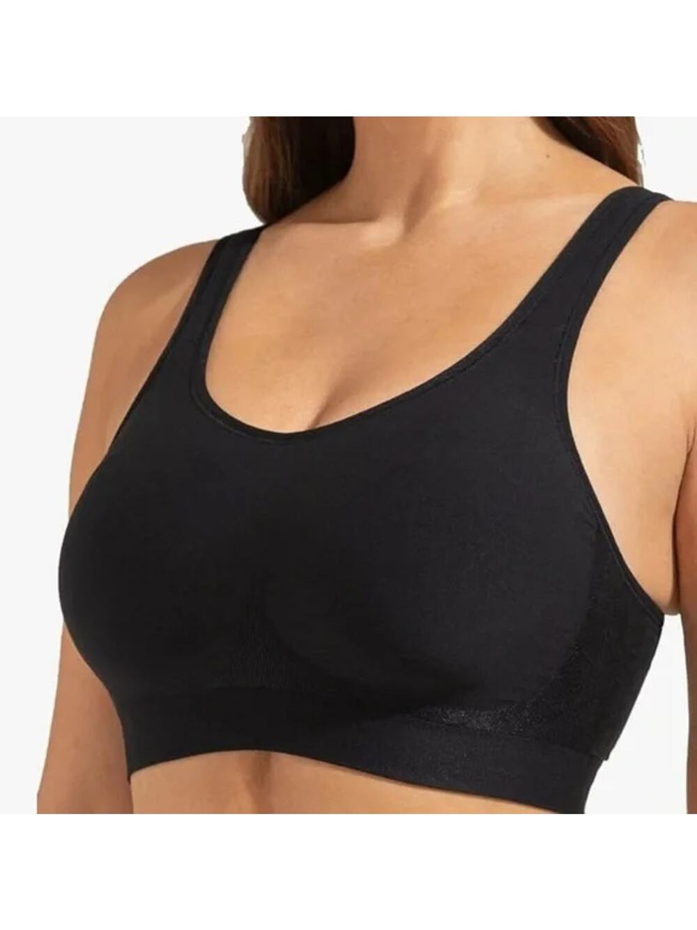 SHAPERMINT Truekind® NIP $55  Daily Comfort Wireless Shaper Bra BLACK Size S
